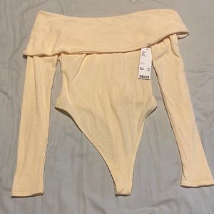 Urban outfitters off the shoulder bodysuit